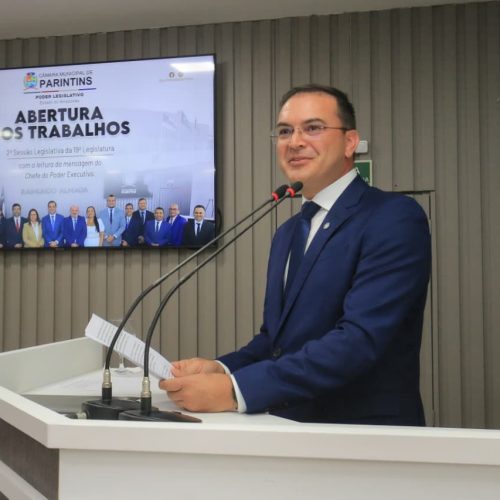 Mateus Assayag presta contas, anuncia metas e reforça compromisso com a população em Mensagem Anual na Câmara de Parintins